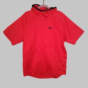 Nike Men's Dri-fit Red Hoodie